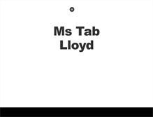 Tablet Screenshot of mstablloyd.com